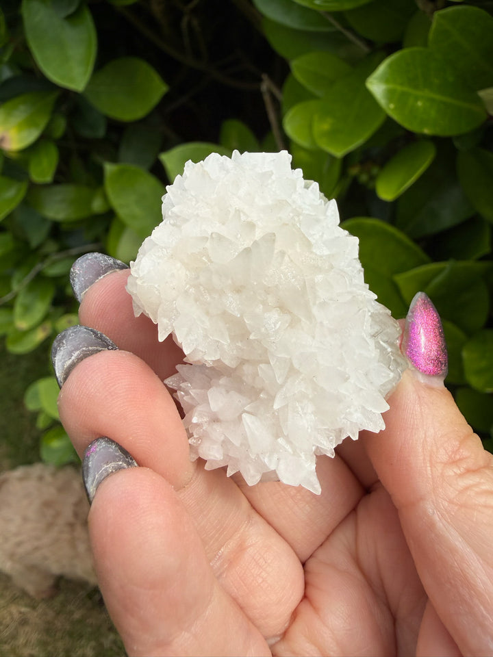 UV Reactive Stepped Green Fluorite and Calcite from Fujian