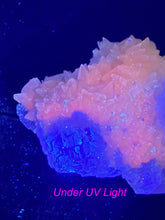 Load image into Gallery viewer, UV Reactive Stepped Green Fluorite and Calcite from Fujian
