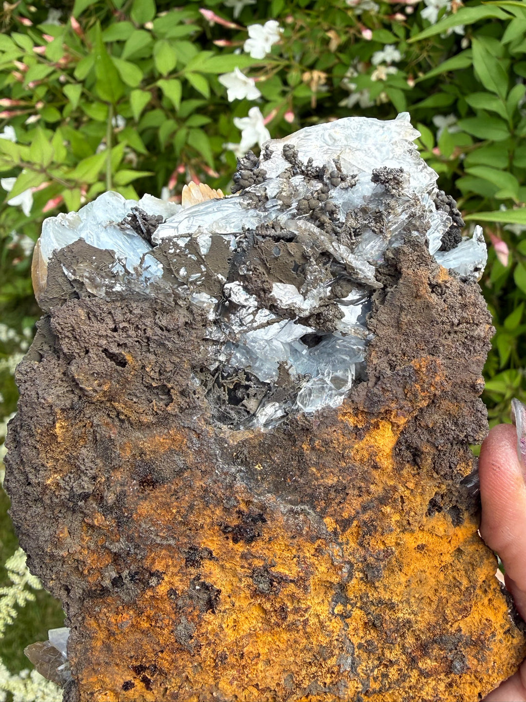 Rare Blue Barite Baryte from Morocco