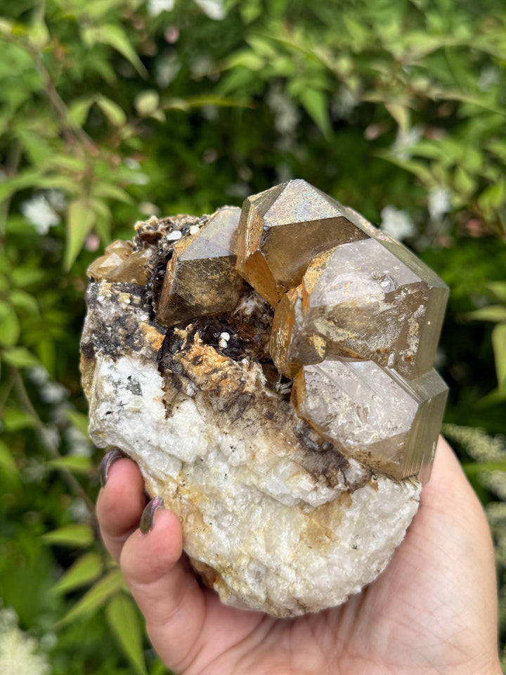 Large Double Terminated DT Smoky Quartz from Pakistan
