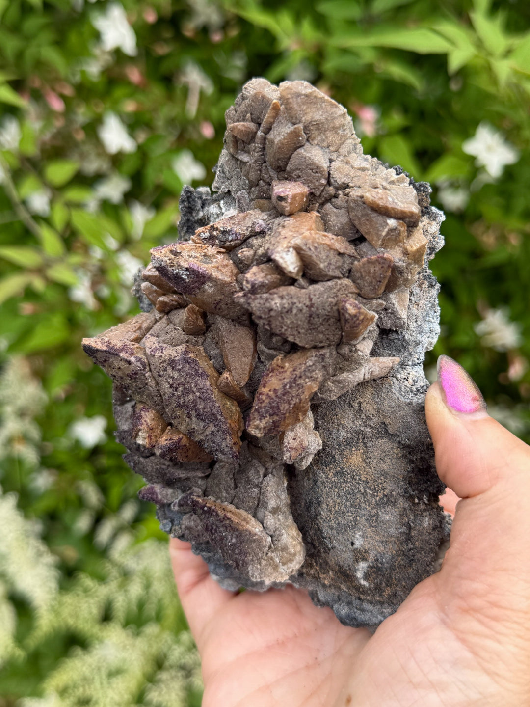 Rare Yttrofluorite and Calcite Specimen
