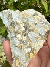 Load image into Gallery viewer, Clear Goshenite Beryl and Mica Specimen from Xuebaoding

