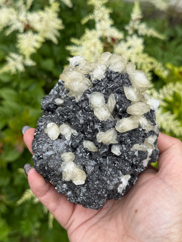 Rare Calcite and Galena Specimen from Bulgaria