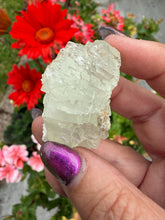 Load image into Gallery viewer, UV Reactive Stepped Mint Green Fluorite and Calcite from Fujian
