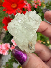 Load image into Gallery viewer, UV Reactive Stepped Mint Green Fluorite and Calcite from Fujian
