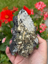 Load image into Gallery viewer, Large Pyrite and Galena Specimen from Bulgaria
