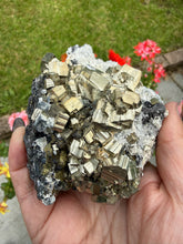 Load image into Gallery viewer, Large Pyrite and Galena Specimen from Bulgaria
