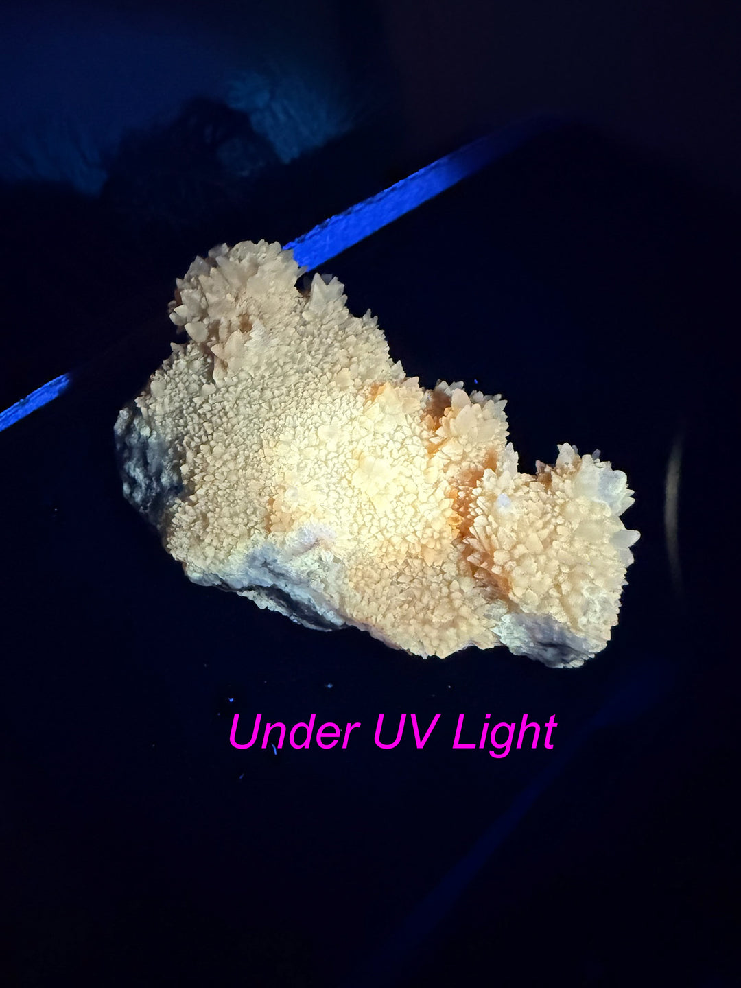UV Reactive Orange Calcite Specimen from Wenshan