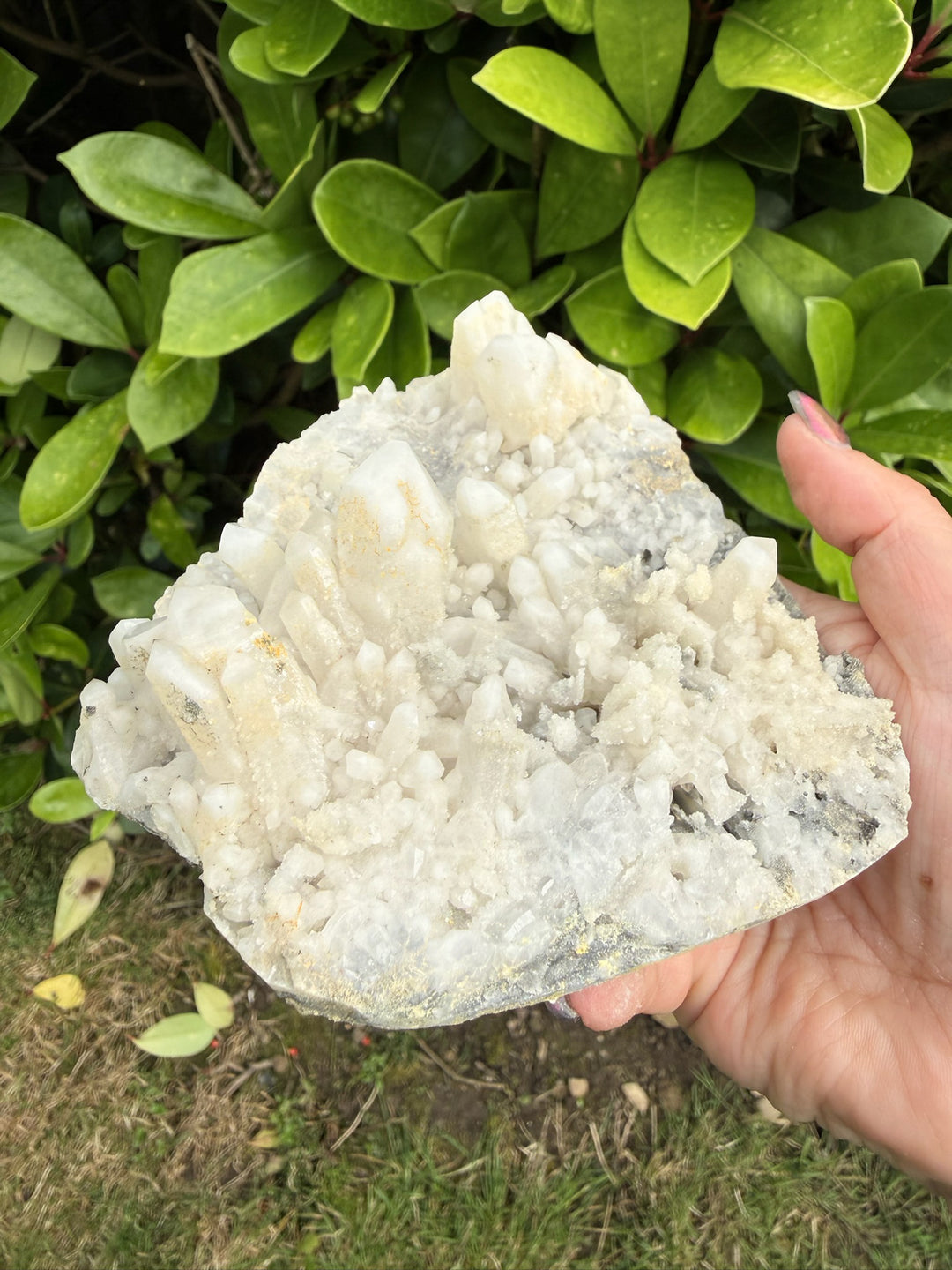 Large Druzy Candle Quartz Specimen from Madagascar