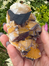 Load image into Gallery viewer, Very Rare Red Wine and Yellow Calcite Specimen from Daye

