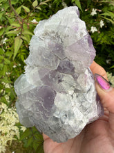 Load image into Gallery viewer, UV Reactive Green and Purple Fluorite Specimen from Fujian
