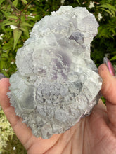 Load image into Gallery viewer, UV Reactive Green and Purple Fluorite Specimen from Fujian
