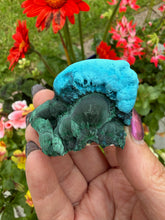 Load image into Gallery viewer, Chrysocolla and Malachite Specimen from Congo
