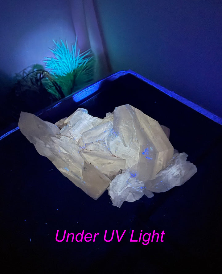 UV Reactive Sandwich Calcite Specimen from Fujian