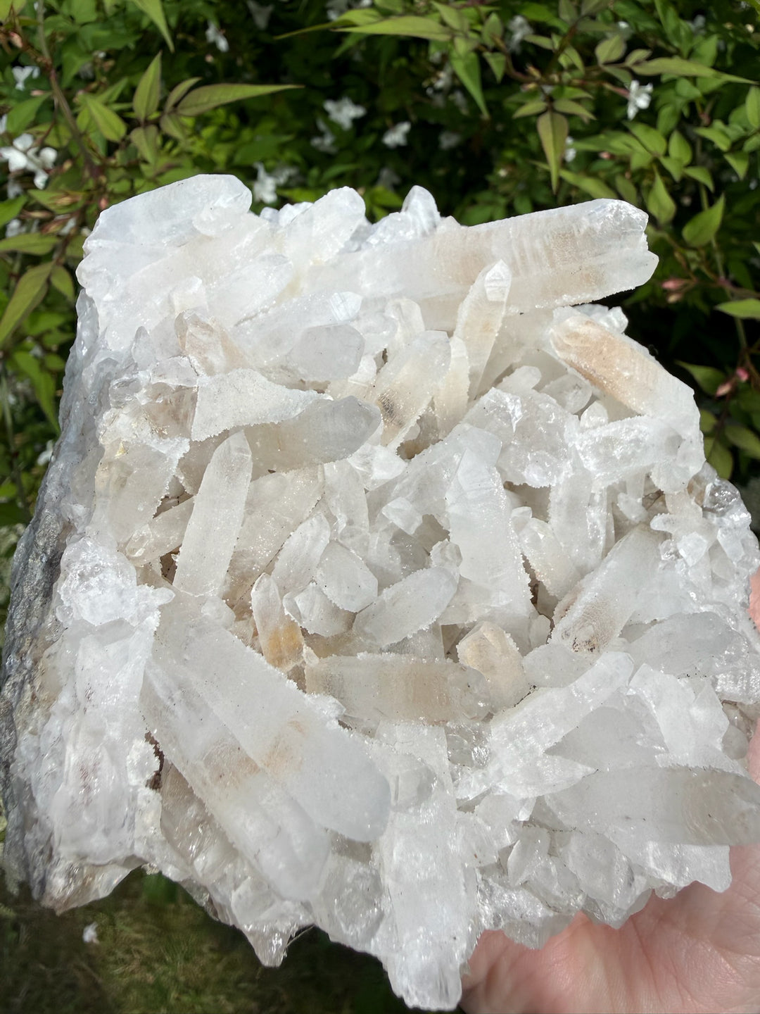 Large Sparkly Quartz Cluster Specimen from Madagascar