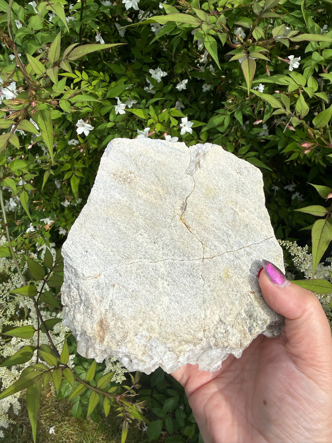 Large Sparkly Quartz Cluster Specimen from Madagascar