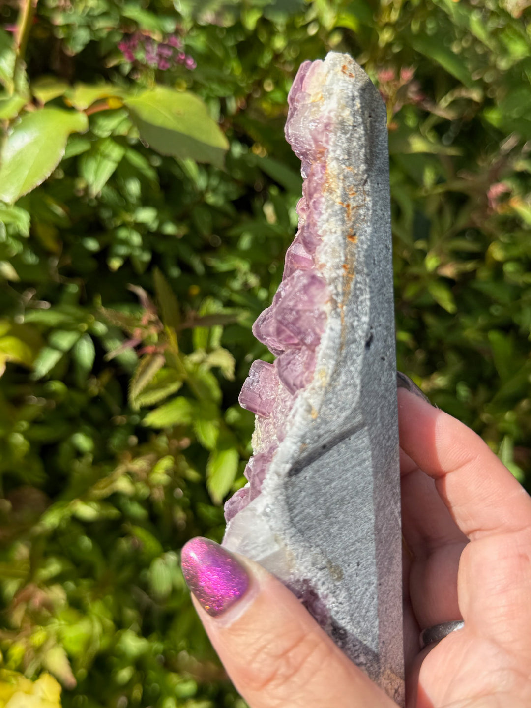Purple Cubic Fluorite Specimen from Fujian