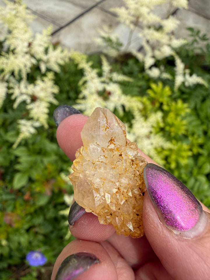 Natural Sunshine Aura Spirit Quartz from South Africa