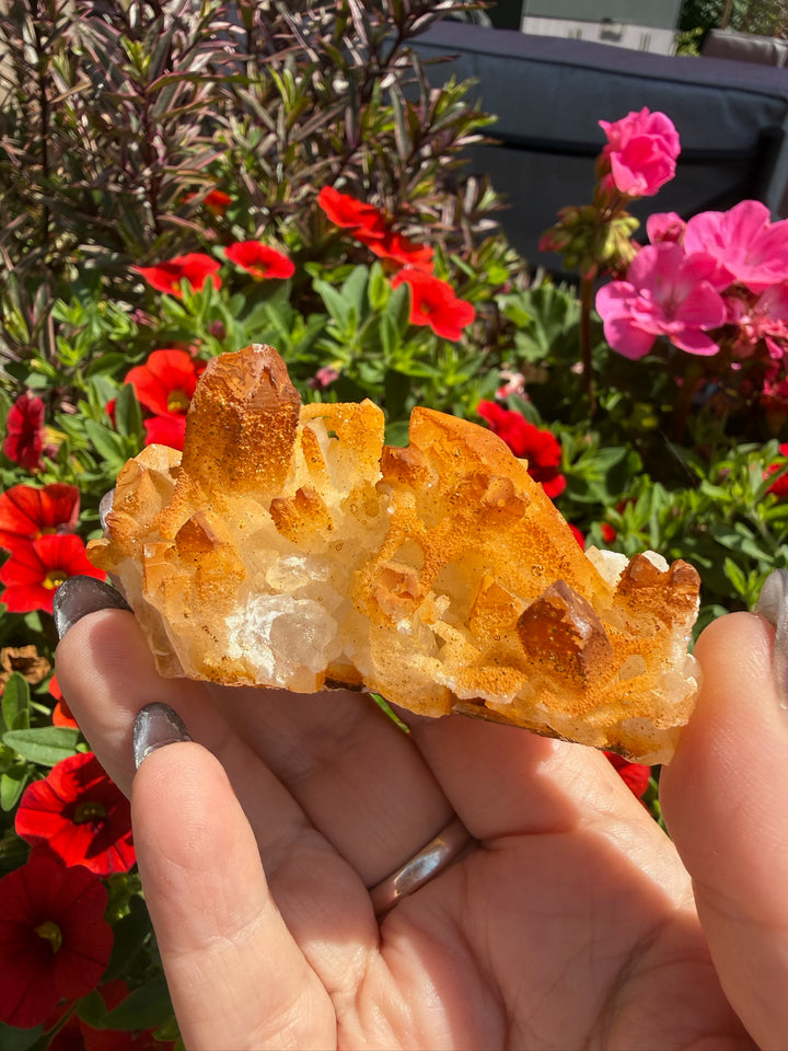 Limonite on Quartz Specimen from Myanmar
