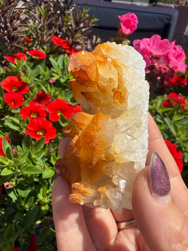 Limonite on Quartz Specimen from Myanmar
