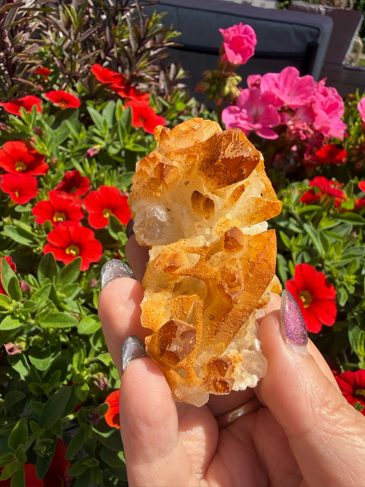Limonite on Quartz Specimen from Myanmar