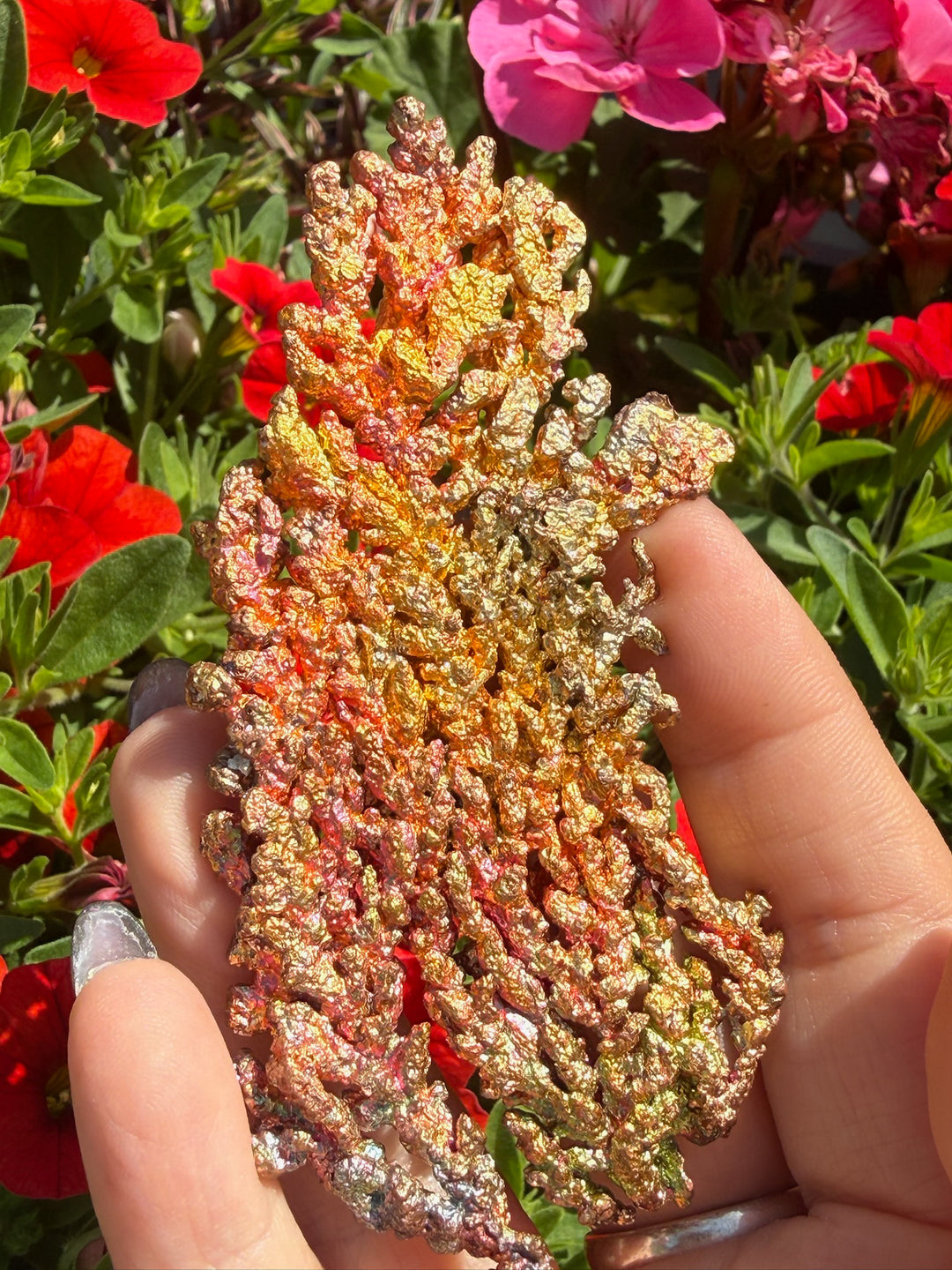 Iridescent Native Copper from Australia