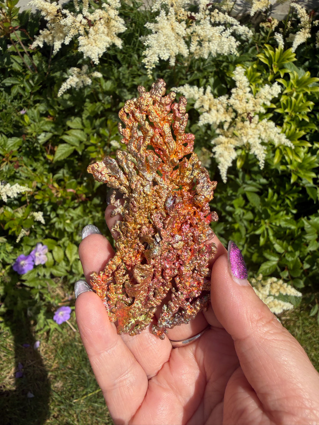 Iridescent Native Copper from Australia