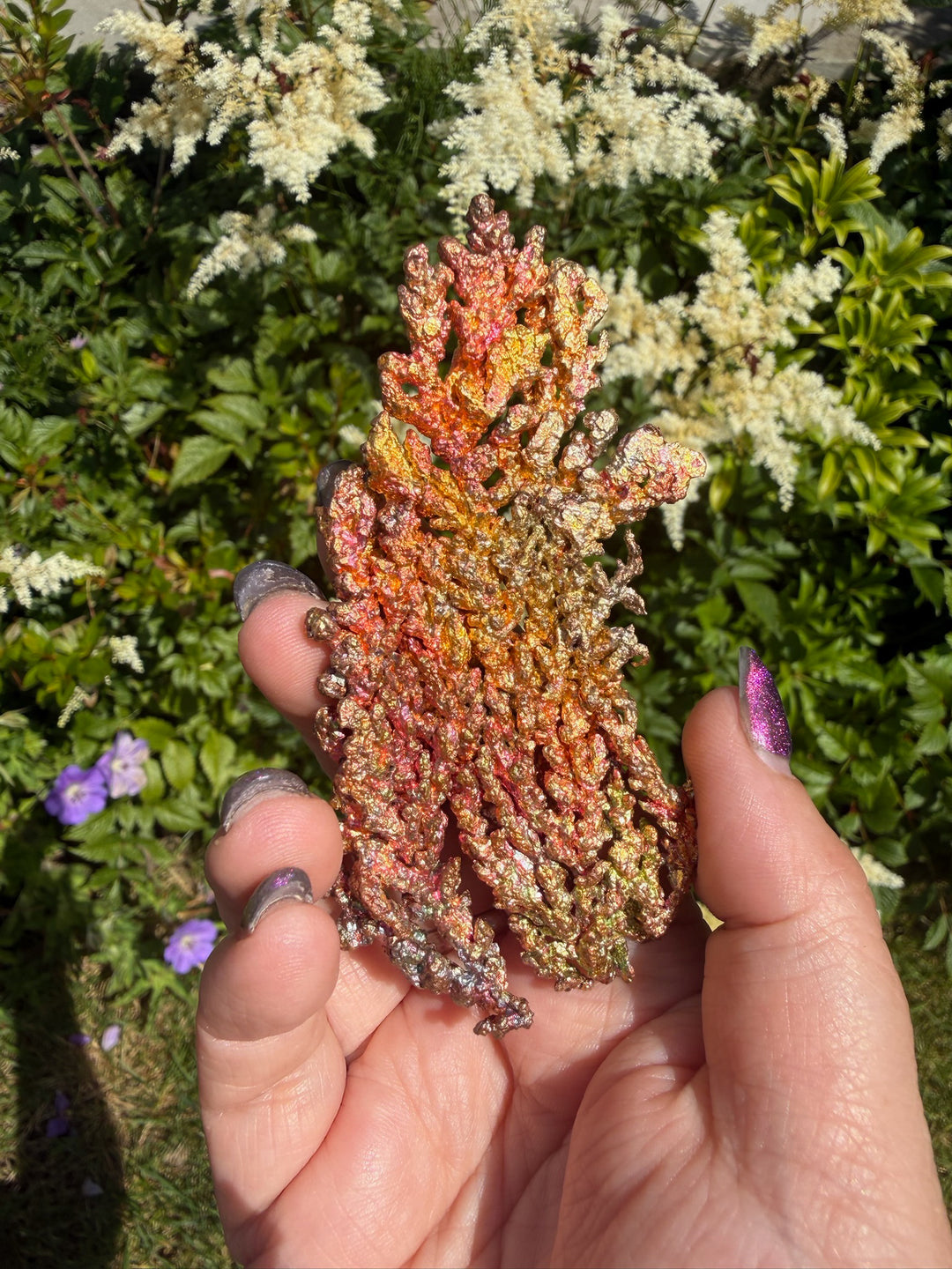 Iridescent Native Copper from Australia