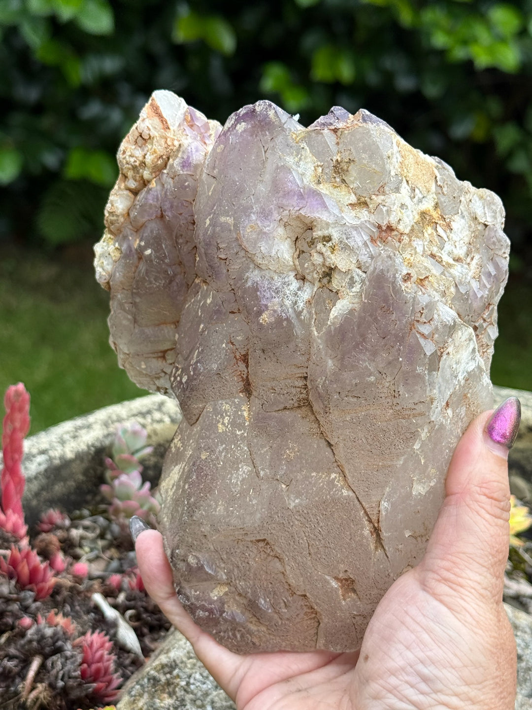 Large Elestial Amethyst Specimen from Brazil 1.1kg