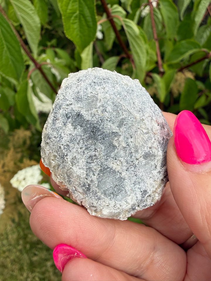 Clear Blue Goshenite Beryl and Mica Specimen from Xuebaoding