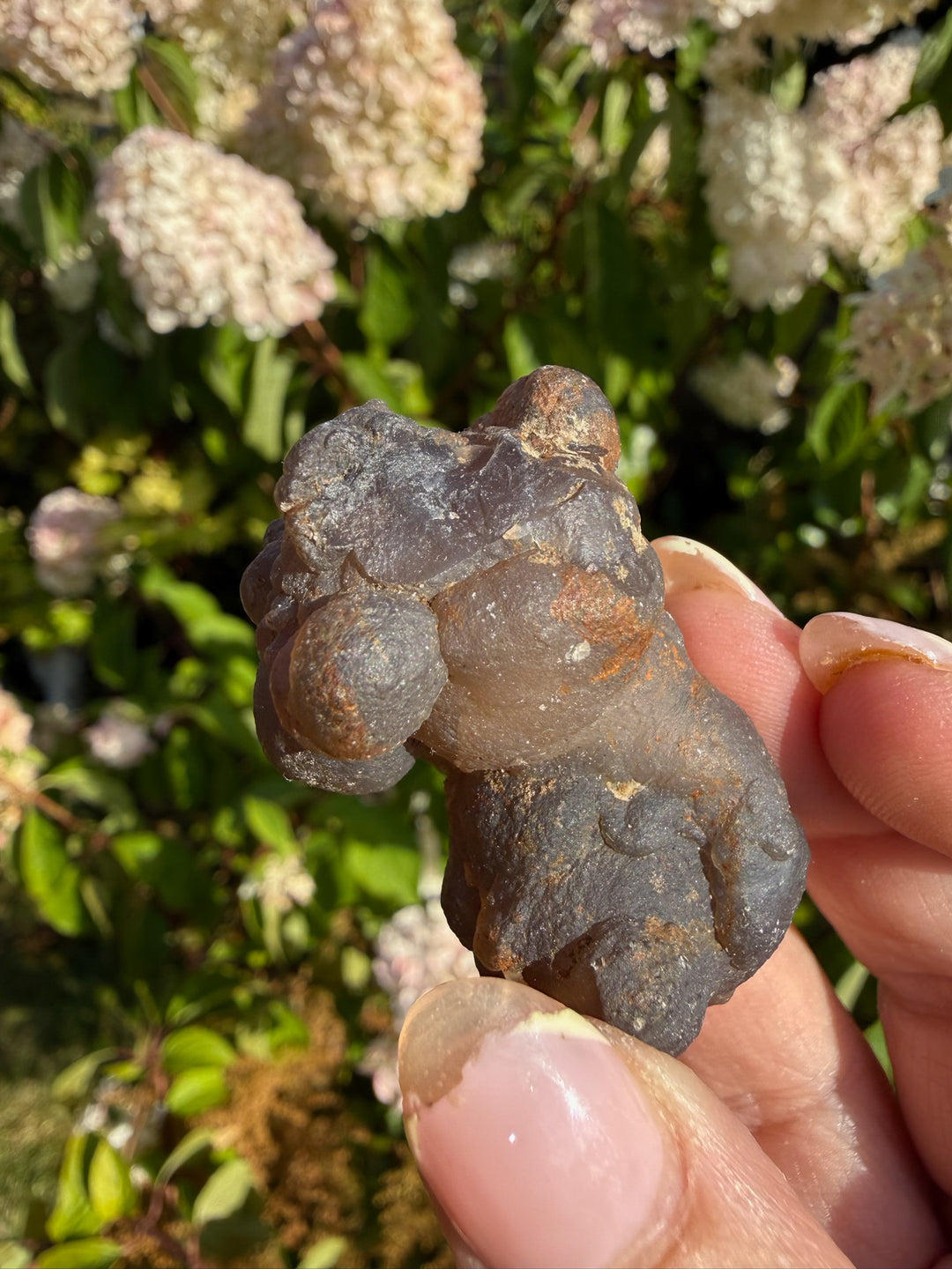Panda Agate Womb Stone Specimen from Morocco