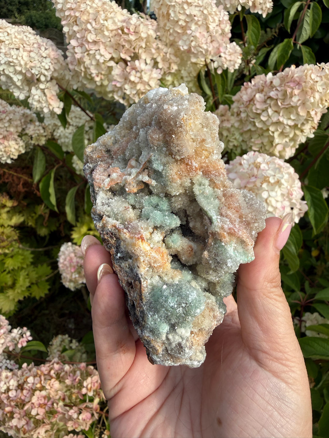Hemimorphite with Pyrite Specimen from Burma