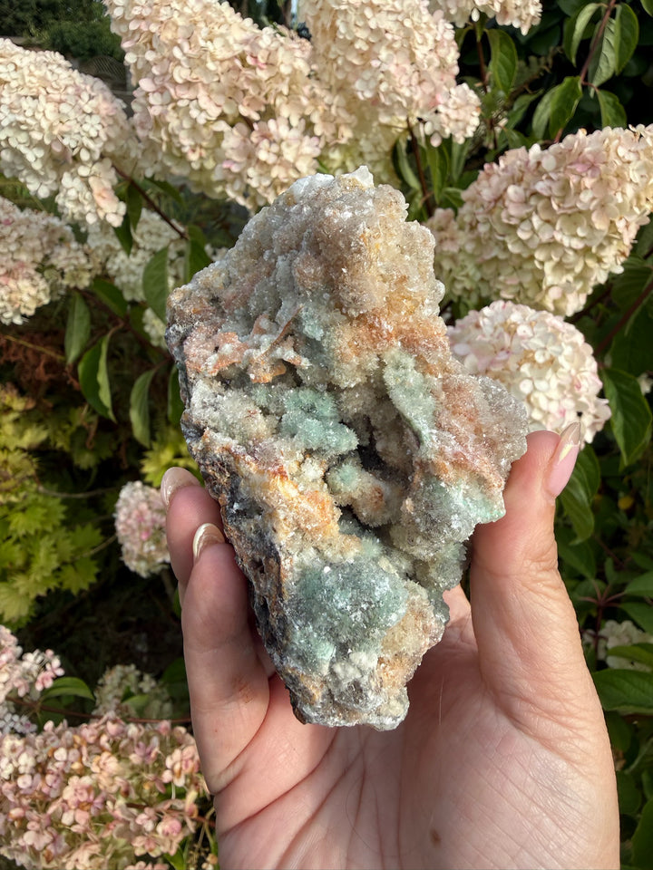 Hemimorphite with Pyrite Specimen from Burma