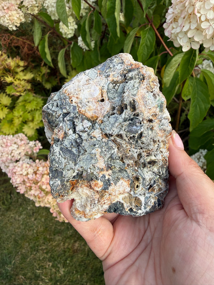 Hemimorphite with Pyrite Specimen from Burma
