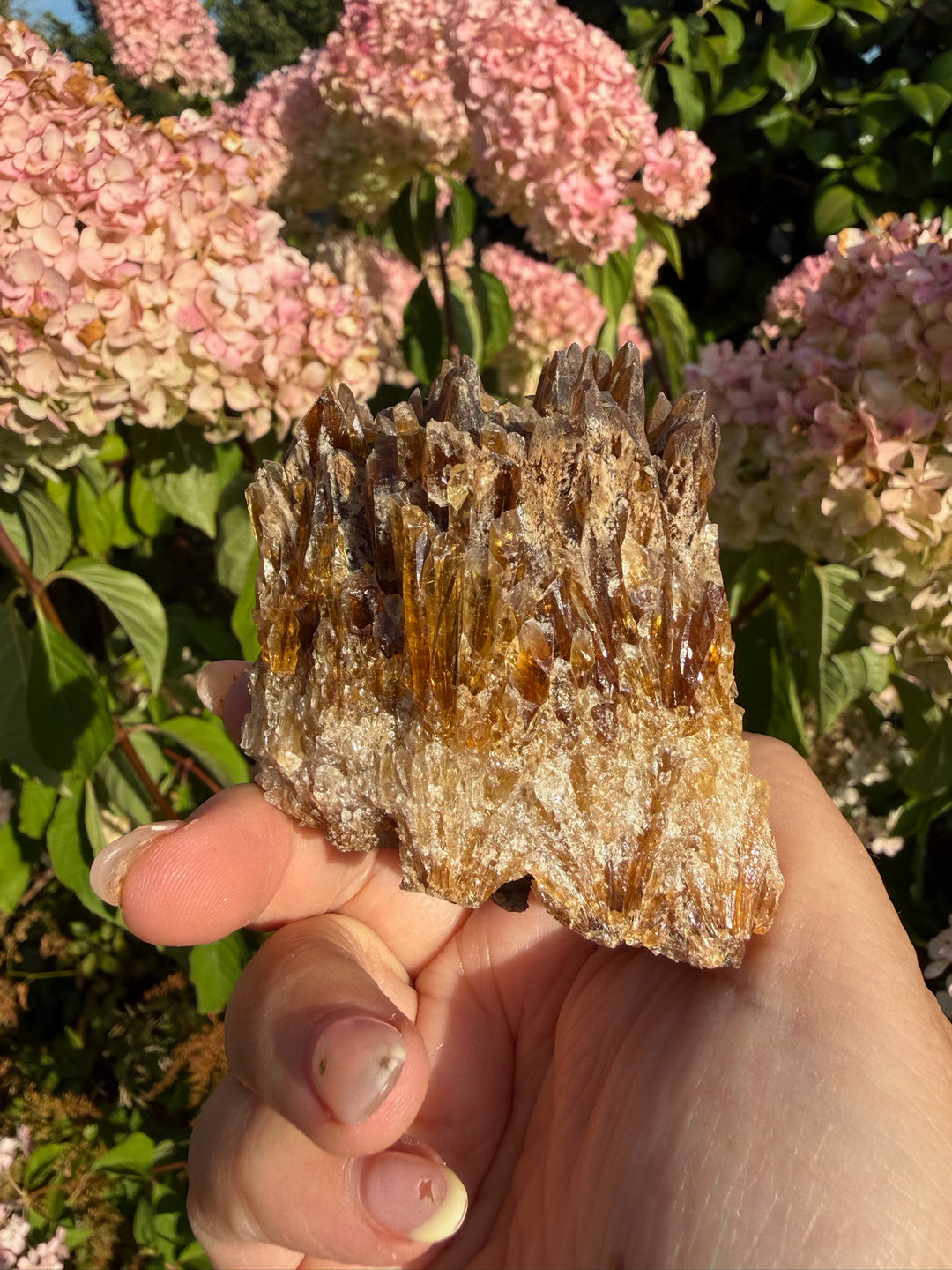 Honey Calcite Specimen