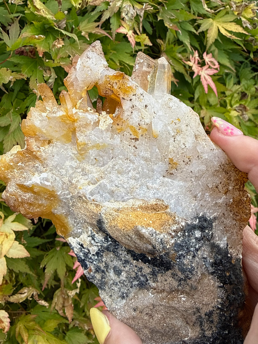 Natural Iridescent Quartz Cluster Specimen from South Africa