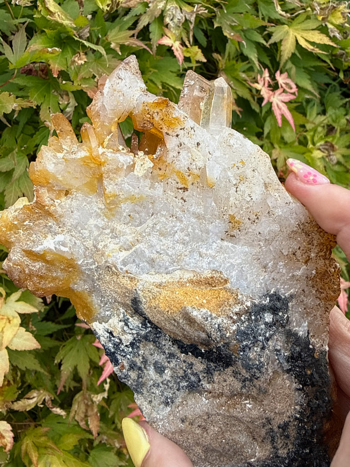 Natural Iridescent Quartz Cluster Specimen from South Africa