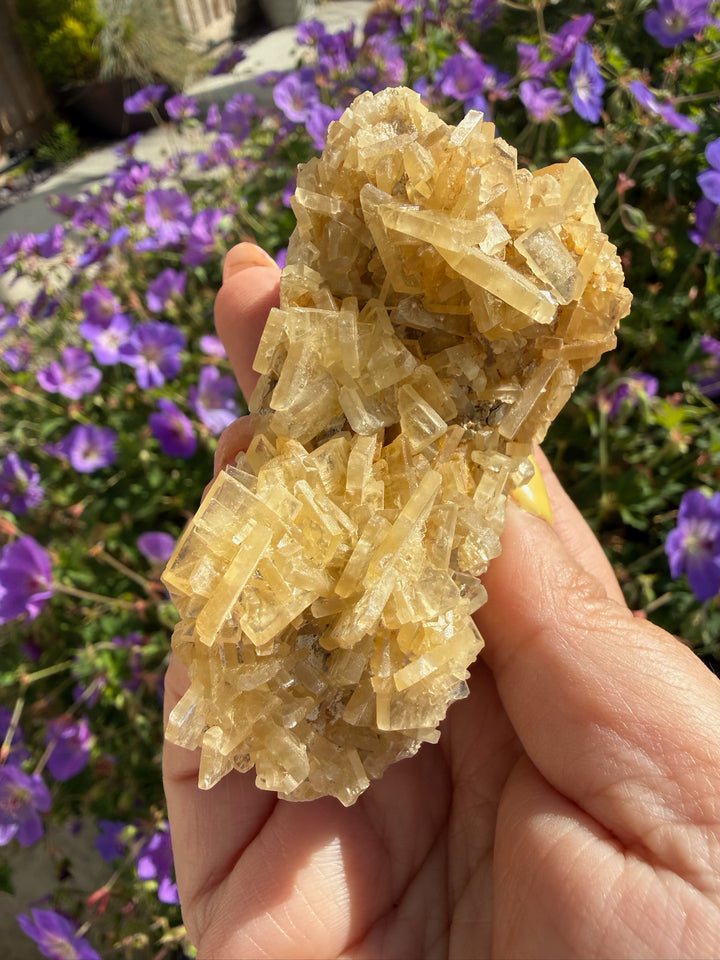 Yellow Barite (Baryte) from Ardeche France