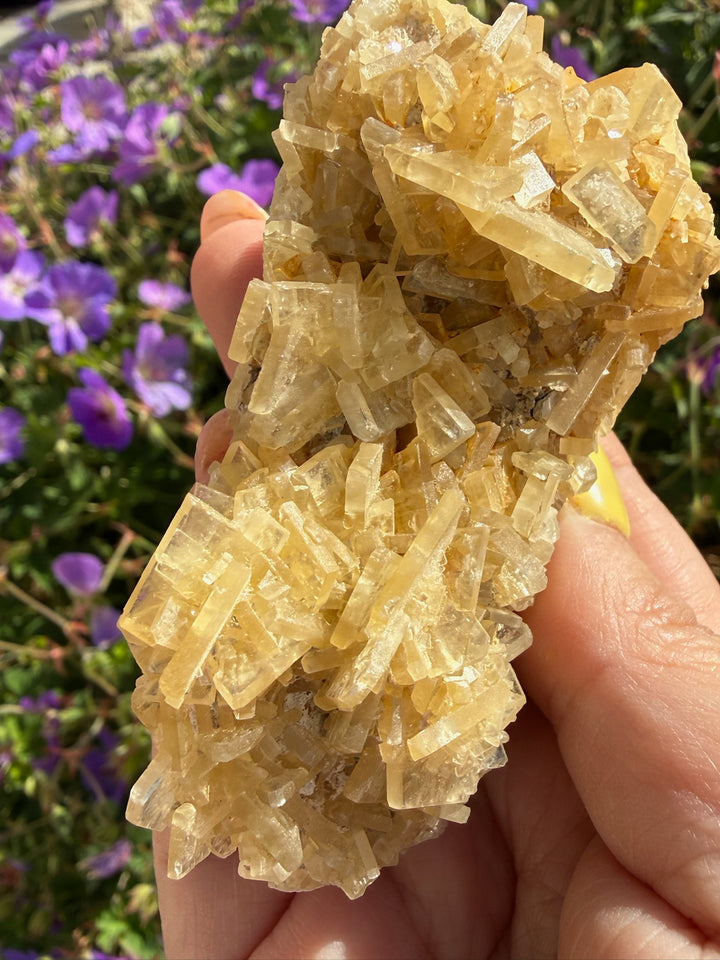 Yellow Barite (Baryte) from Ardeche France