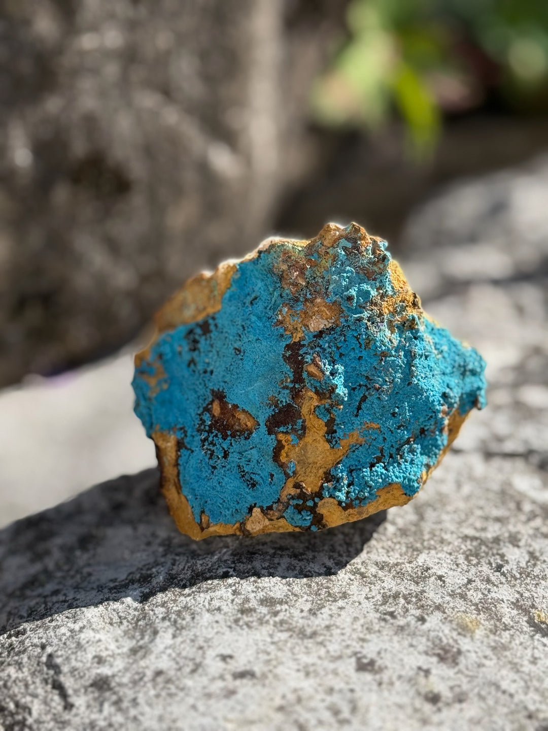 Freestanding Shattuckite Specimen from Congo
