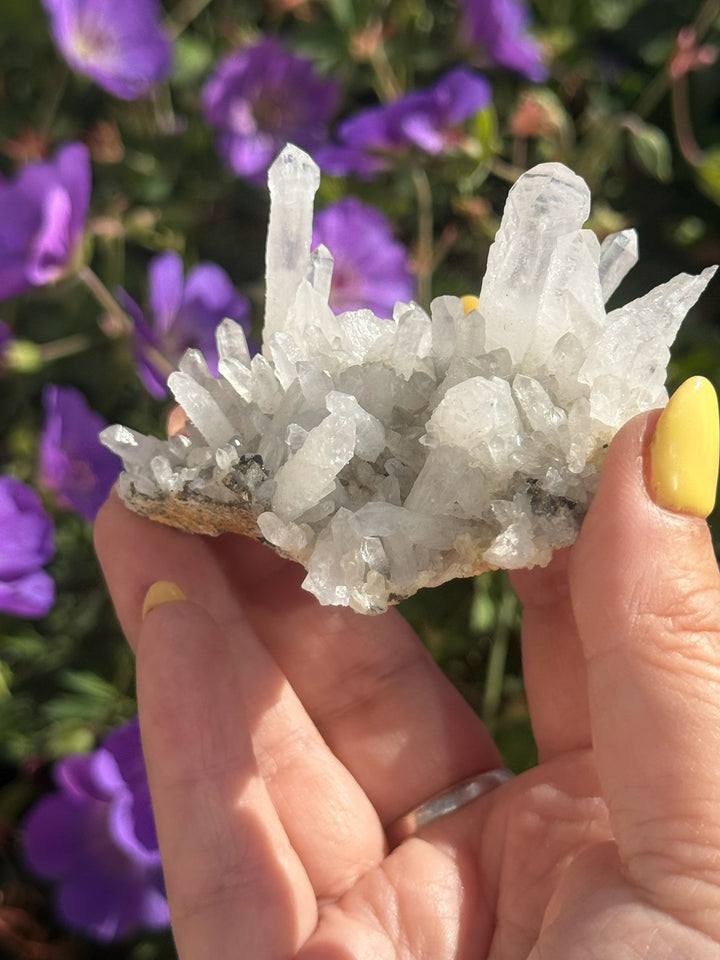 Natural Quartz Sceptre Cluster from Inner Mongolia
