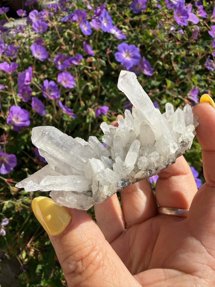 Natural Quartz Sceptre Cluster from Inner Mongolia
