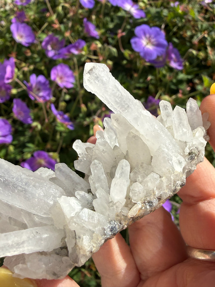 Natural Quartz Sceptre Cluster from Inner Mongolia