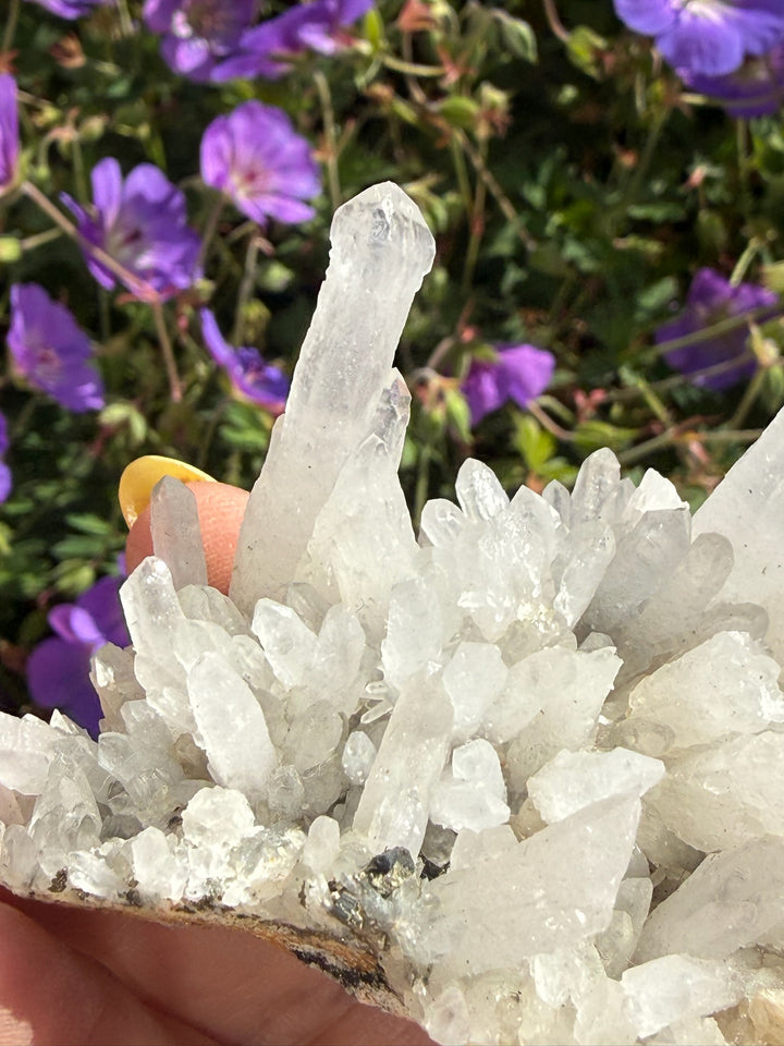 Natural Quartz Sceptre Cluster from Inner Mongolia