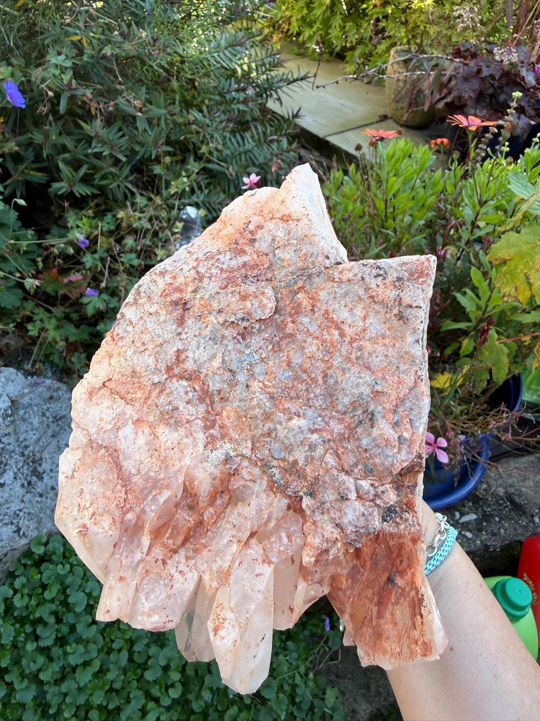 Statement Hematite Quartz Cluster Specimen 2.3kg