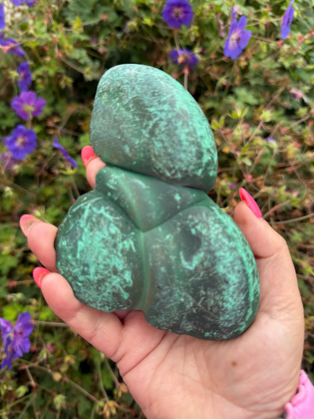 Large Malachite Stalactite Specimen
