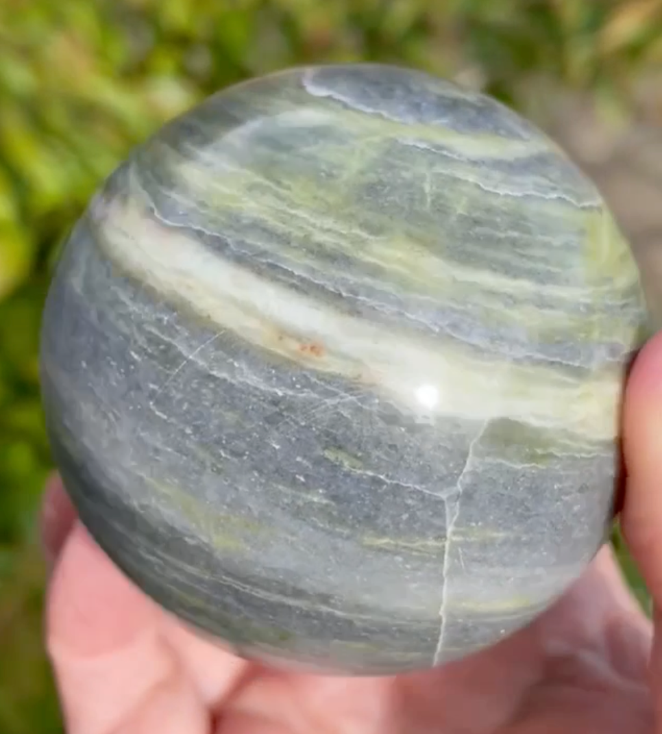 Serpentine Stone Sphere