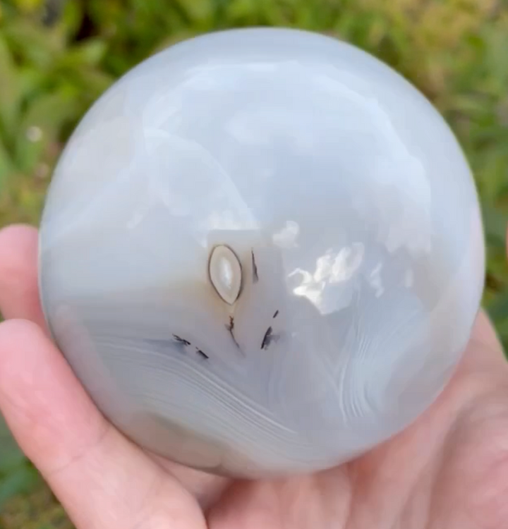 Dendritic Agate Sphere