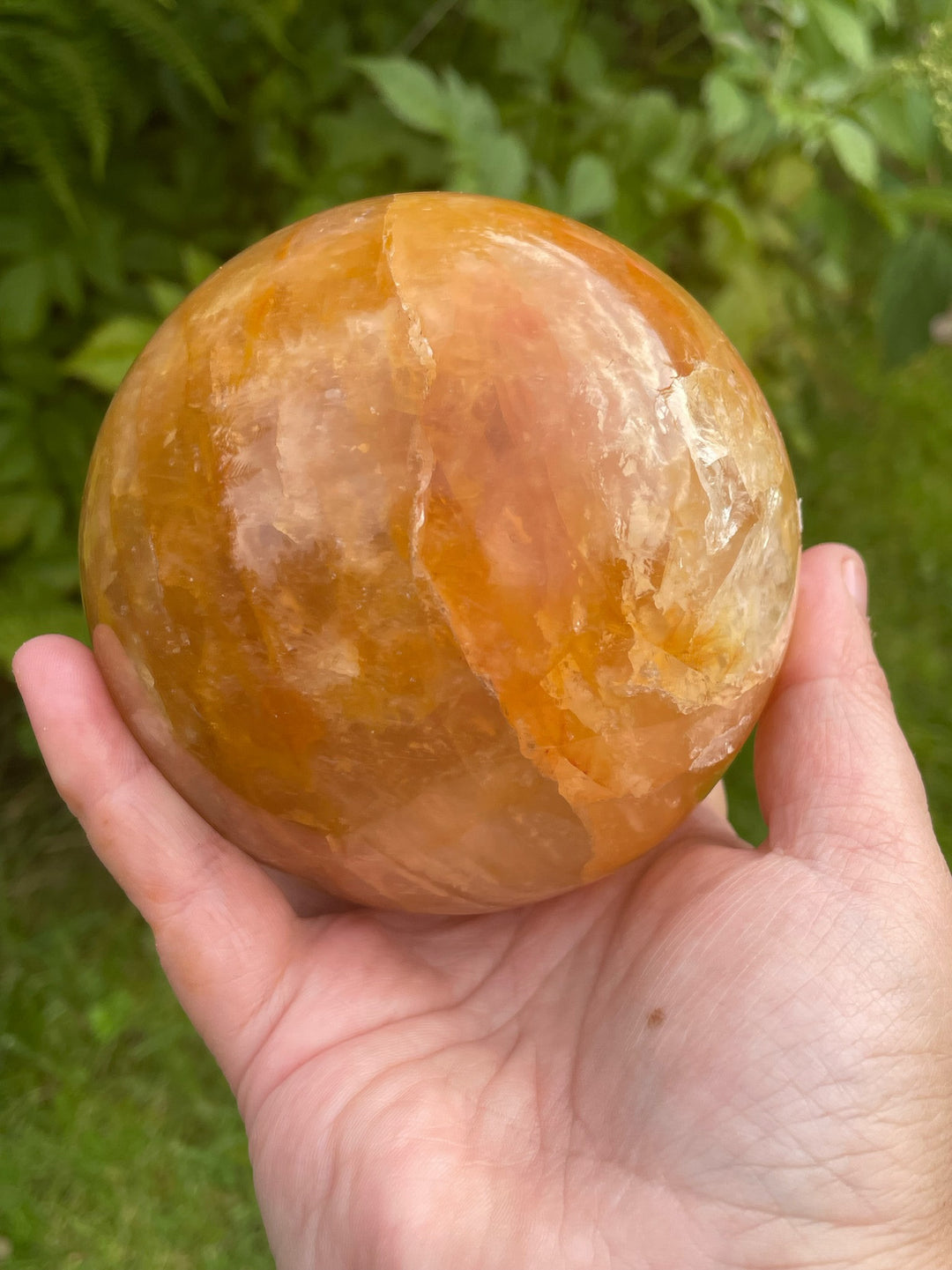 Golden Healer Quartz Sphere