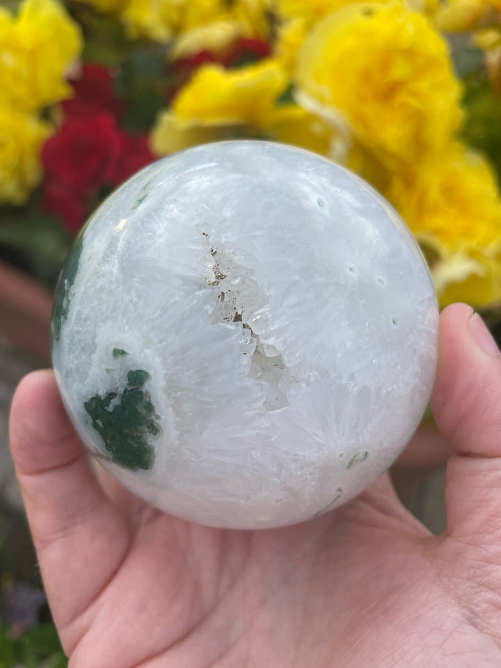 Moss Agate Sphere